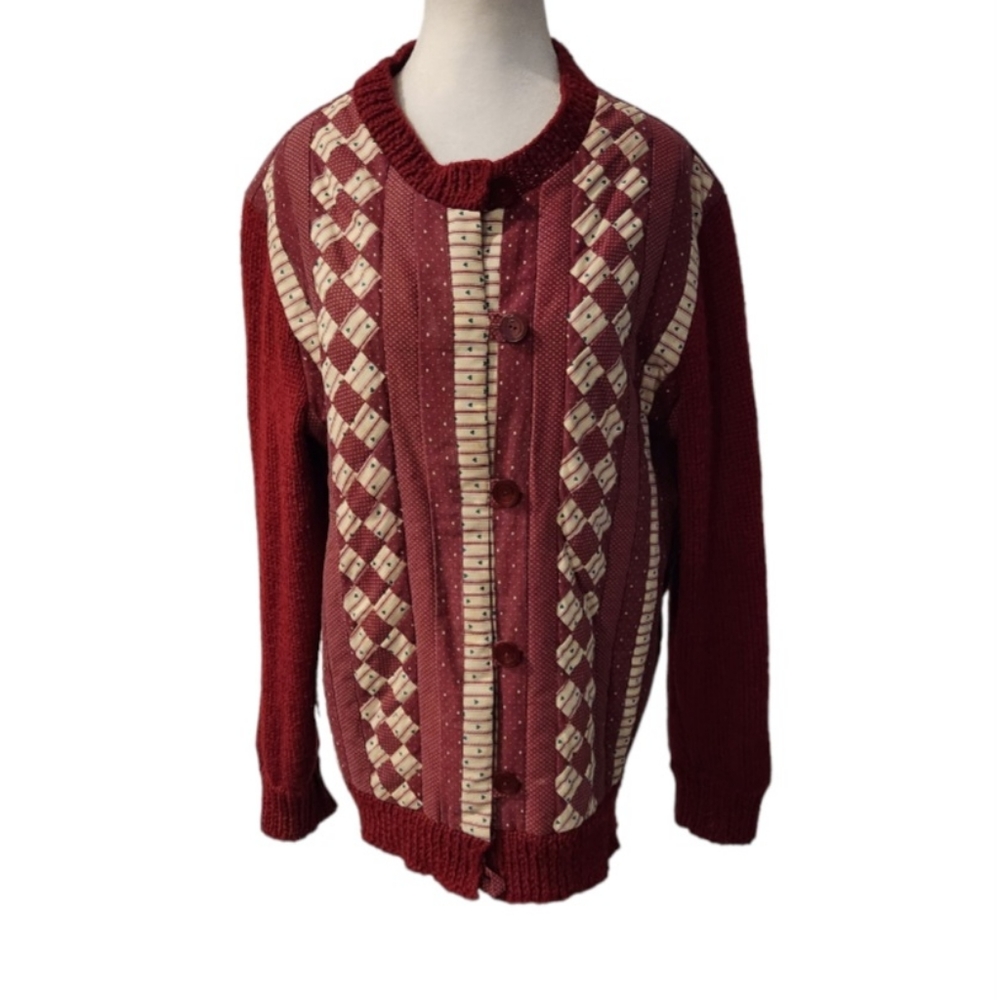 Upcycled Quilt Cardigan/Jacket